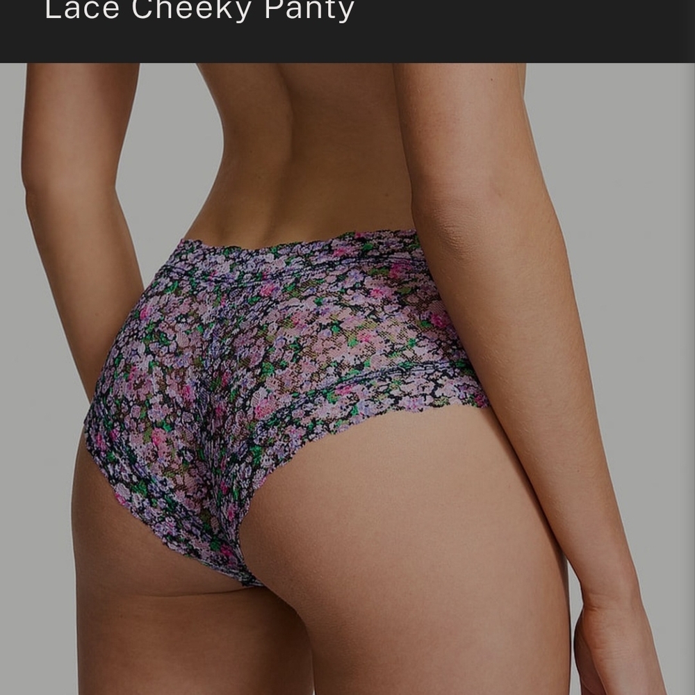 Victoria's Secret Floral Lace Panty - Multi-Color